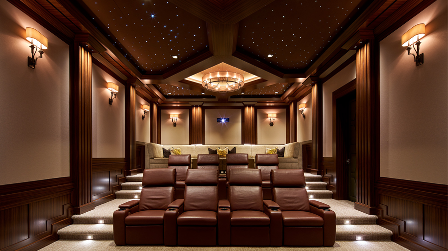 AcousticSmart home theater interiors