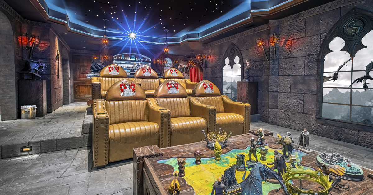 Batman Home Theater Design Ideas 75 Contemporary Home Theater Ideas